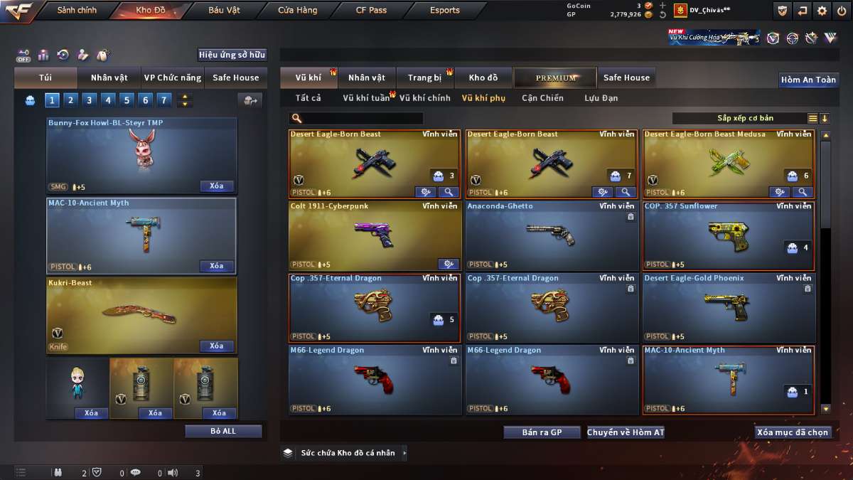 shop acc cf uy tin gia re